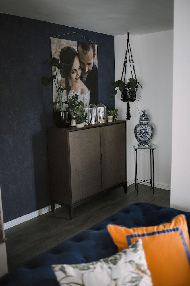 lege muur in huis stylen
